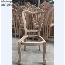 Solid wood furniture frame carving wood Chair Frame cheap chair frames